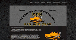 Desktop Screenshot of modernpavingsystems.com